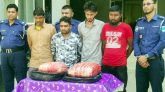 বাসাইলে ১০ কেজি গাঁজাসহ আটক ৪