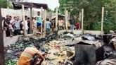 ভূঞাপুরে অগ্নিকান্ডে ৭ দোকান ভষ্মীভূত ক্ষতিগ্রস্থ ব্যবসায়ীরা